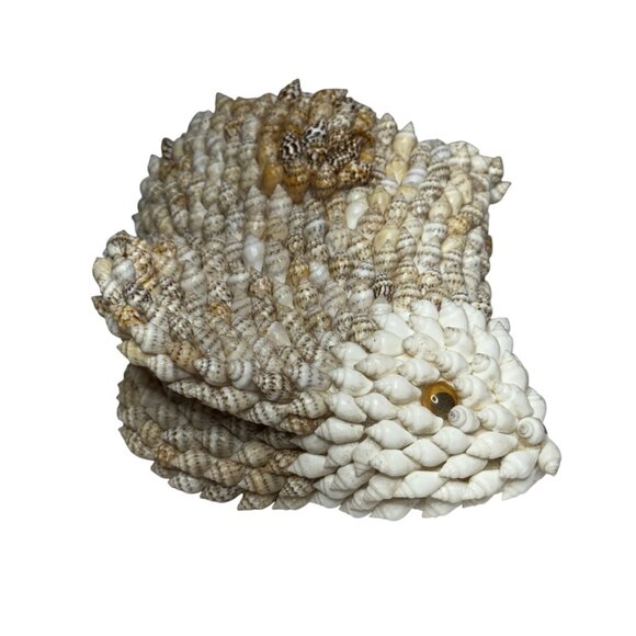 Vintage Seashell Encrusted Rabbit Figurine Souvenir Folk Art - Picture 6 of 8